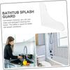 Acrylic Bathtub Splash Guard Easy Install Transparent Water Baffle Plate Self-Adhesive Waterproof Washbasin Sink Baffle Tub