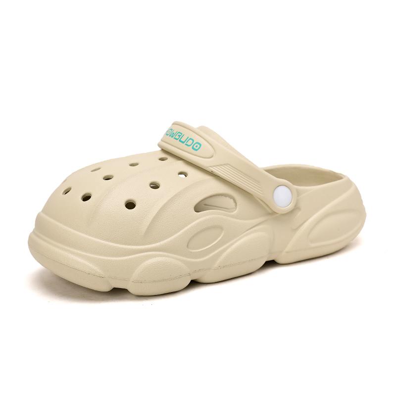 

Сандалии для женщин и мужчин, треккинговая обувь для прогулок, дышащие пляжные тапочки, модные садовые сабо, обувь цвета морской волны 45 бежевый