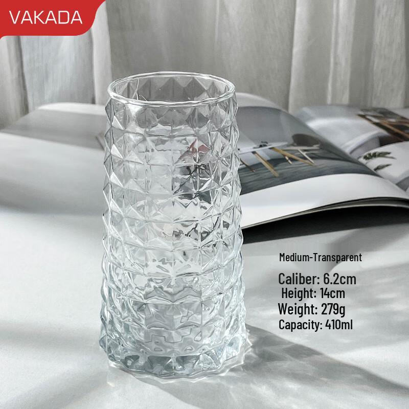 VAKADA Borosilicate Glass Beverage Cup