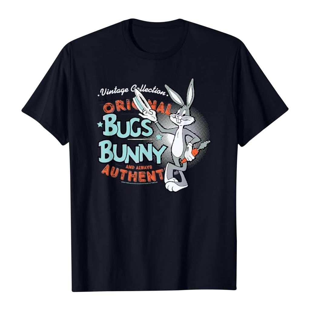 Looney Tunes Herren Bugs Bunny Vintage Baumwoll-T-Shirt