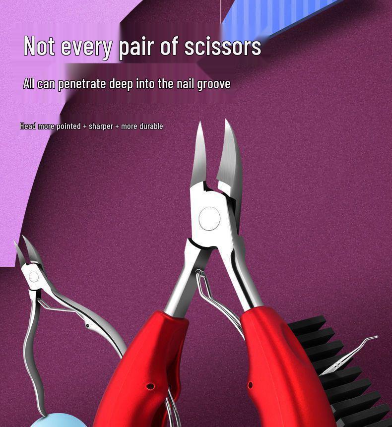 

Stainless Steel Nail & Dead Skin Clippers, Thick Nail Onychomycosis Scissors, Pedicure & Drill Pliers 400/box