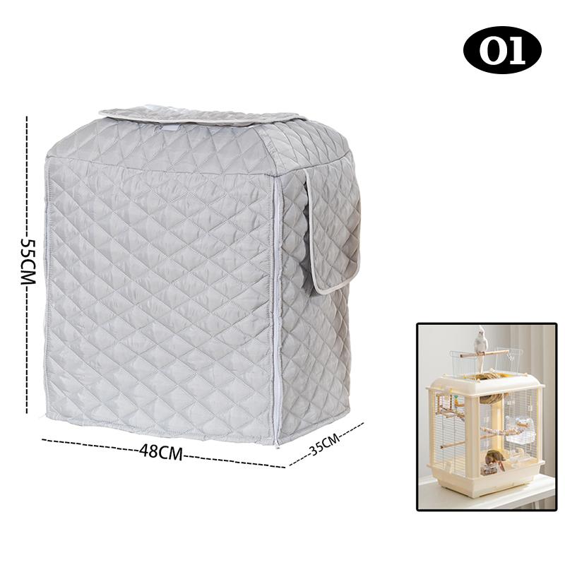 Зимовий теплий чохол для клітки для птахів Бавовняний стьобаний чохол для клітки Навіс із захистом від дощу Аксесуари для клітки для папуг