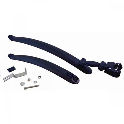 Captain Stag Yd 5695 [bicycle Fender  Mudguard  Front And Rear Fender Set  Road Bike  Cross Bike  700c  Black  Sw 119f   131r]