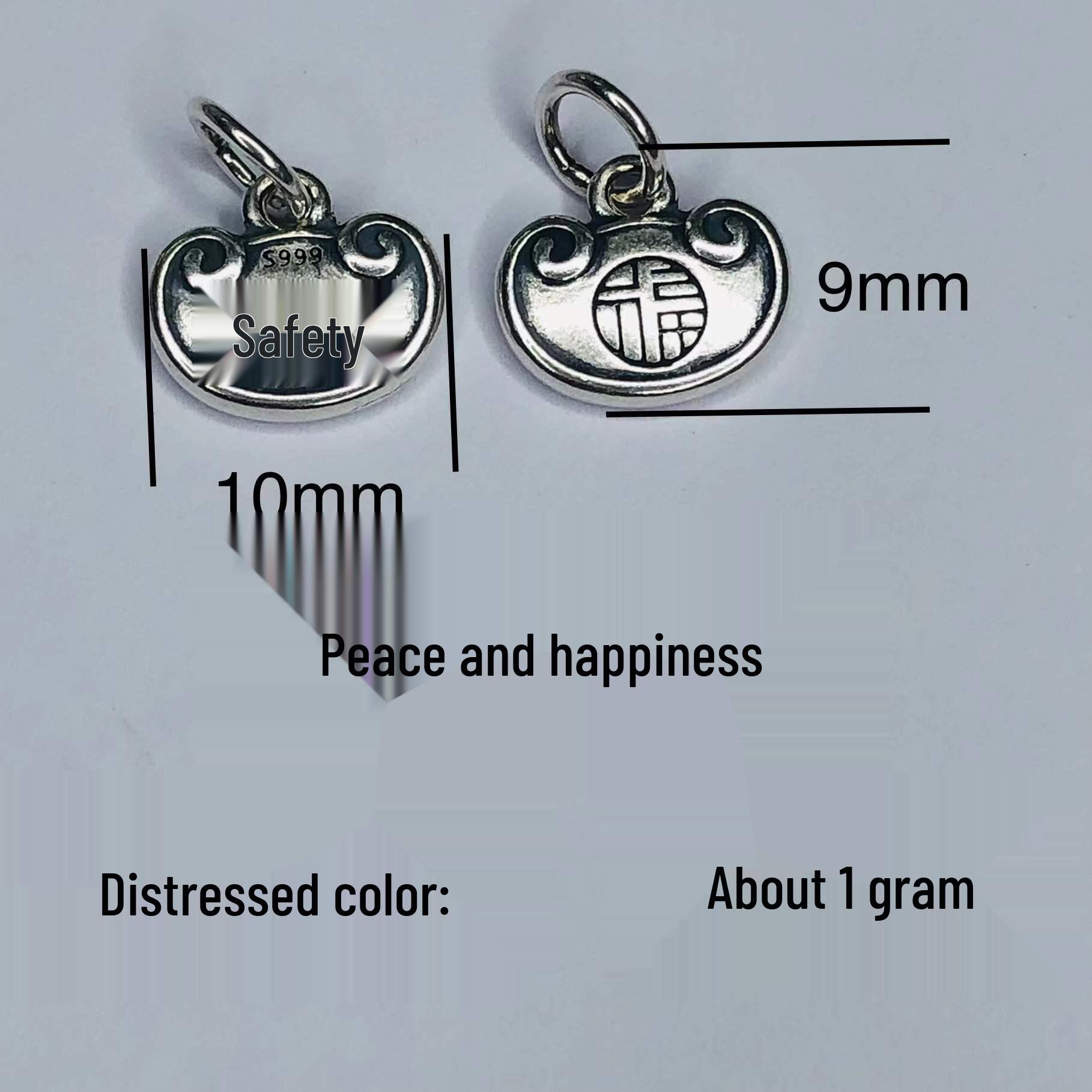 Auspicious 999 Silver Yuanbao Pendant: Wealth-Attracting Handmade Necklace Jewelry. 999 Fine Silver
