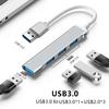 4 In 2 USB 3.0 HUB USB C Docking Station Type C 3.1 HUB Multi USB Splitter OTG Adapter for PC Laptop