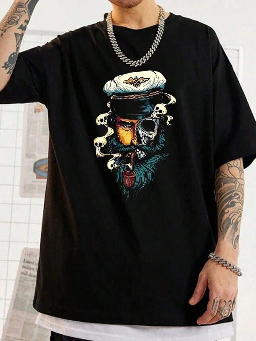 

Los Angeles LA Letter Hand Gesture Logo Print Casual Oversized Unisex T-Shirt S