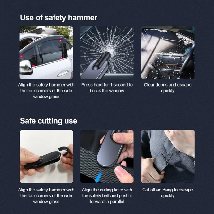 Car Window Breaker Essential Safety Tool for Drivers BeReady for Vehicles Car