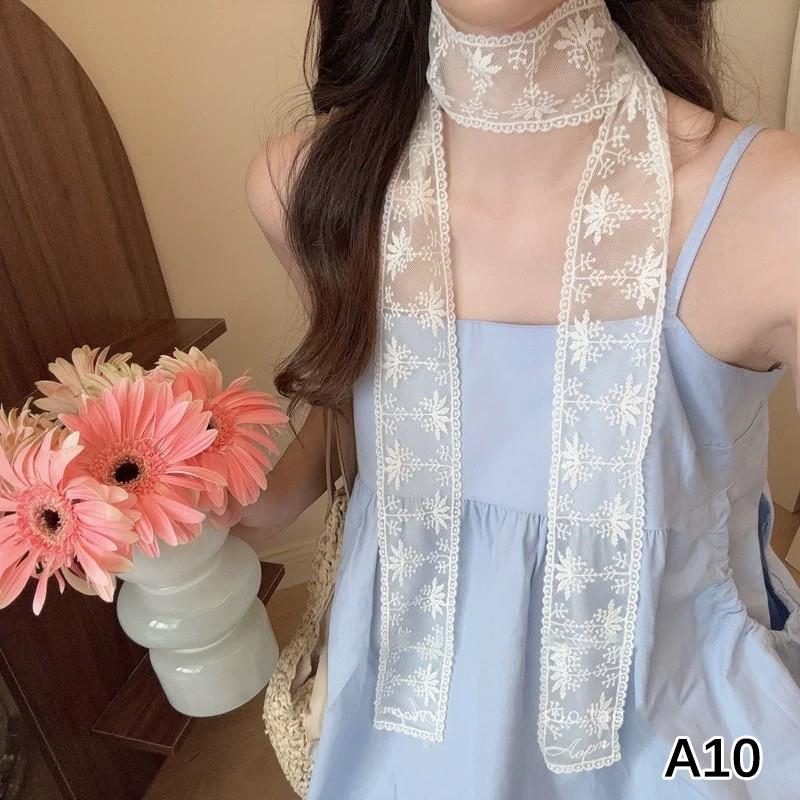 

Y2K Длинный кружевной пояс-бант с цветочным кружевом, завязывающийся, тонкий ремень для платья, джинсов, летний