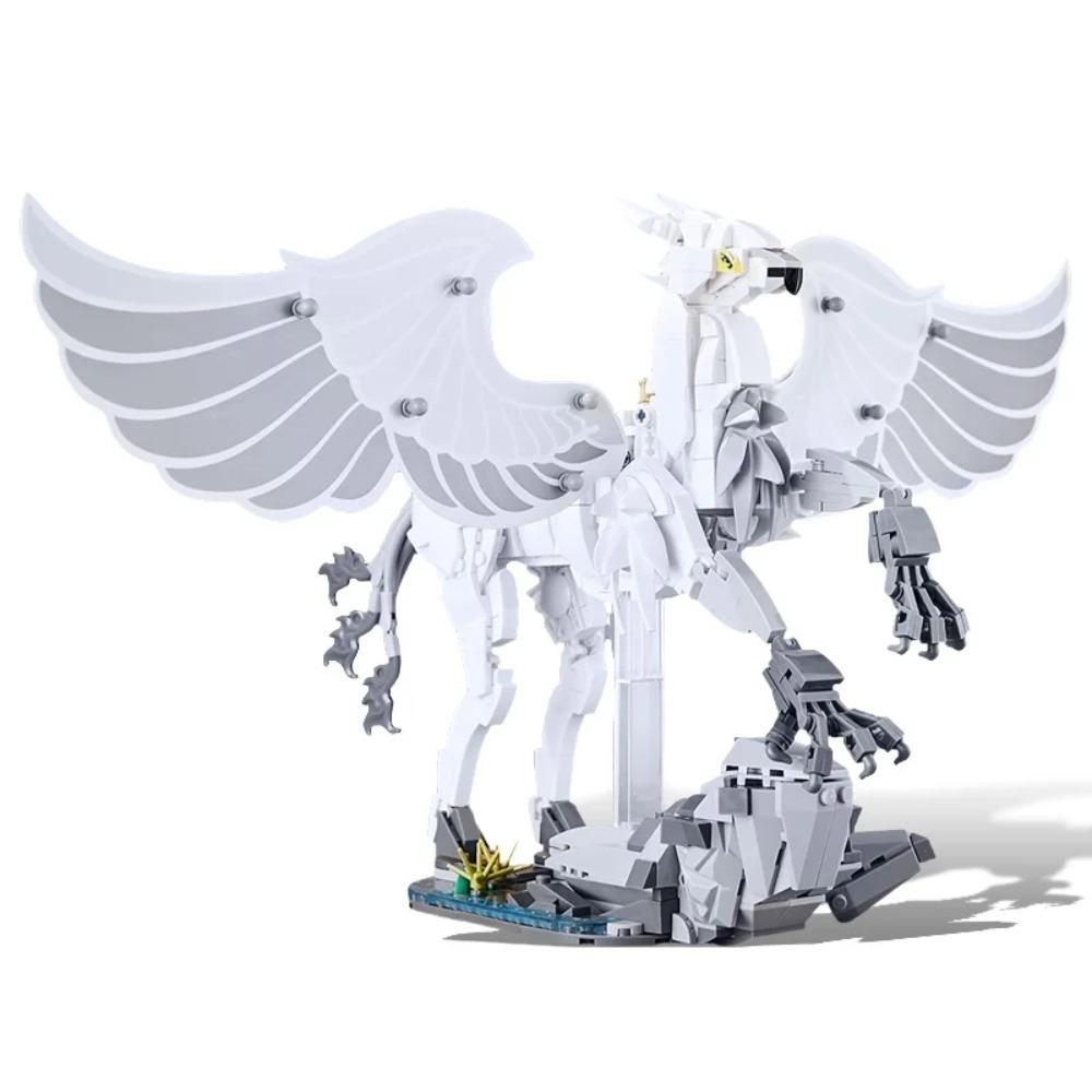 Creative MOC 698pcs Magic World Hippogriff Model Building Blocks Set Magical Creature Figures Kit Bricks Toys For Children Gifts