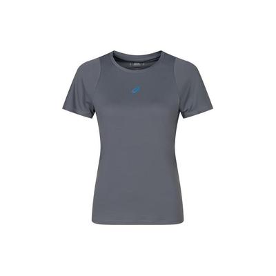 Breathable Comfortable Round Neck Short Sleeve T-Shirt Women Tops Dark-Gray 2032C917-020