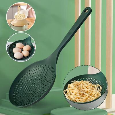 High Temperature Resistant Large Colander, Kitchen Scoop Noodle Strainer Anti-scald Vegetable Skimmer