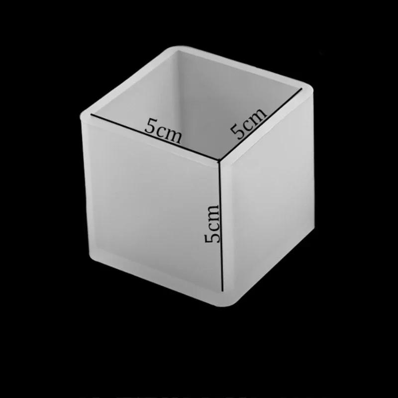 

1шт квадратная светящаяся смоляная форма, светодиодные силиконовые формы для смолы, смоляные силиконовые формы с деревянной подставкой с подсветкой для искусства из смолы