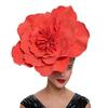 Grande Copricapo di Fiori Fascia Cappelli per Donne Cappello Fascinator Costume da Matrimonio