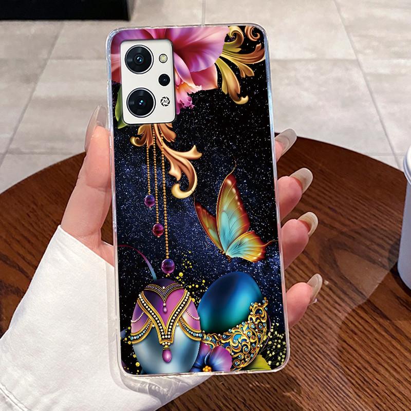 Jelly Casing For OPPO Reno 7A (A201OP) Reno 9A Soft TPU Back Cover For Reno 5A Fundas Clear Silicone Cute Cat Rabbit Phone Case