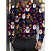 Casual Men's Digital Printed Coded Long-sleeved Shirt, Fashionable Dopamine Charm, Handsome and Comfortable Street Style