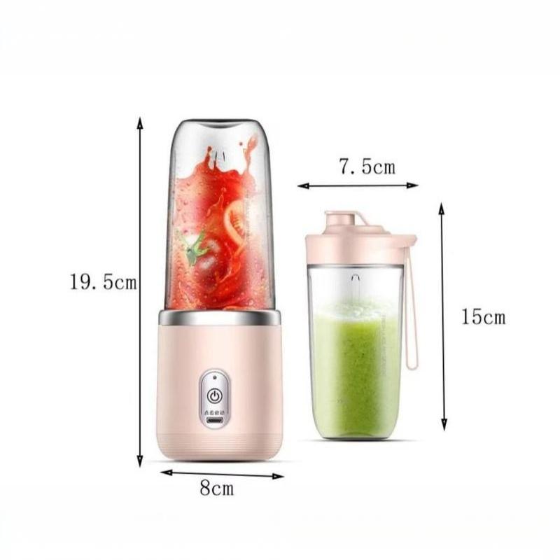 1/2Pcs 4 Color 400Ml Portable Usb Electric Travel Juicer Cup For Smoothie Milkshake Kitchen Mini Mixer Tool