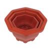 1Pc Hexagonal Plastic Flowerpot Reusable Bonsai Special Green Plant Classical Indoor Garden Decor Succulent Plants Planting
