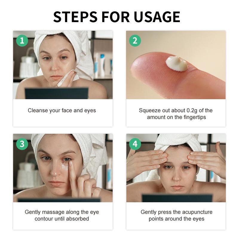 Pressed Eye Cream 50ml Mooth Delicate Radiant and Translucent Rapid Absorption of Skin Retinol Anti Aging Serum