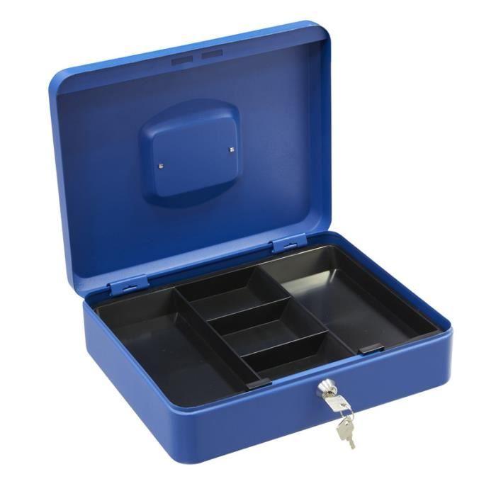 Caisse À Monnaie - ARREGUI - C9245 - Acier - Élégant - 30 Cm - Bleu