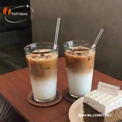 350ml Transparente Glastasse Japanisches Hitzebeständiges Glas Wasserbecher Milchkaffeetassen Teetasse Hochzeitsgeschenke Dropship