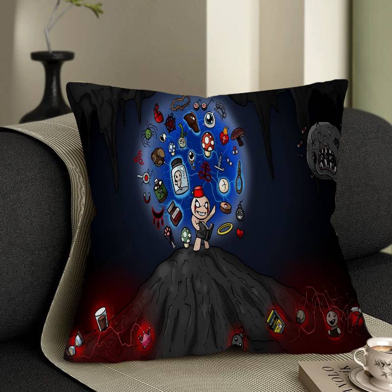 Game The Binding Of Isaac Pillow Anime Pillow Sofa Bed Head Pillow Cover Cushion Cover 45x45 Cm Fashion