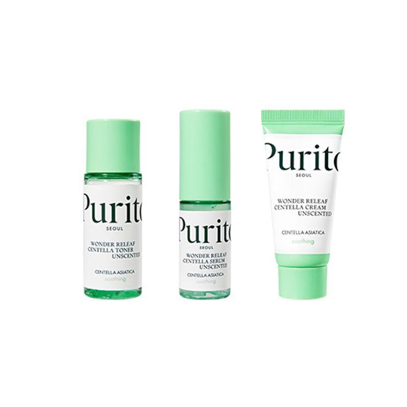 

[Purito Seoul] Wonder Releaf Centella Mini Kit Unscented