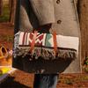 Ethnic Blanket Campings Picnics Mat Travel Rugs with Tassels Campings Equipment
