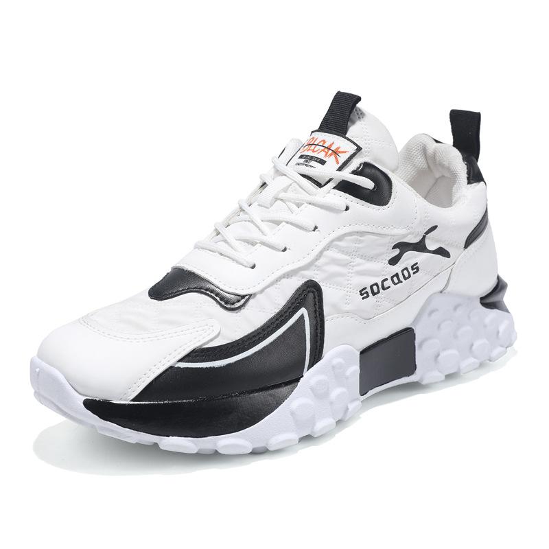 

Мужские повседневные кроссовки 2024 года, осенняя вулканизированная обувь, мужская спортивная обувь для ходьбы, кроссовки для улицы, мужские кроссовки, мягкая подошва, обувь для ходьбы 39 белый