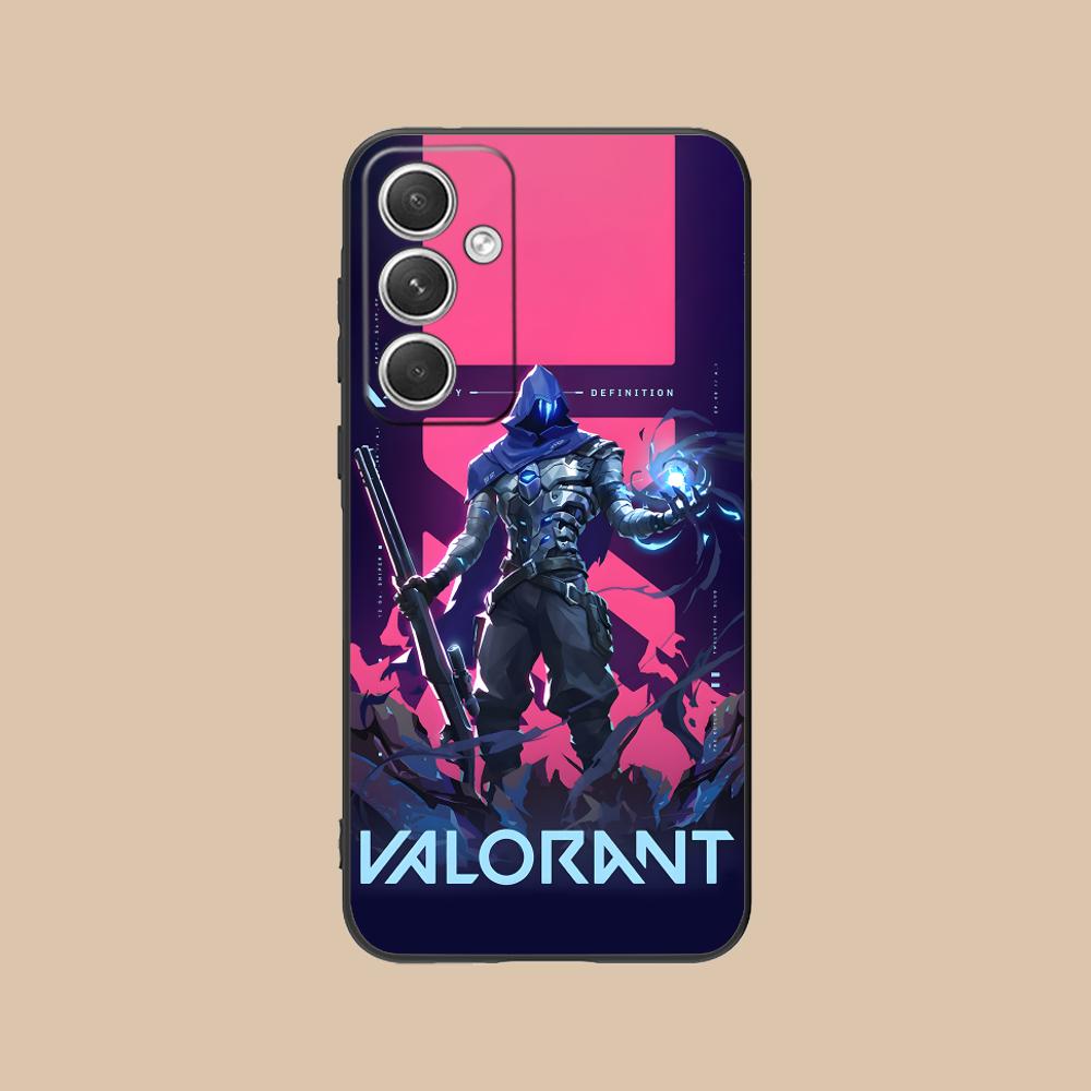 Valo Omen Phone Case for Samsung Galaxy S26 S25 S24 S23 S22 S21 S20 Note20 Plus FE Ultra Soft TPU Shockproof Cover Galaxy Note20