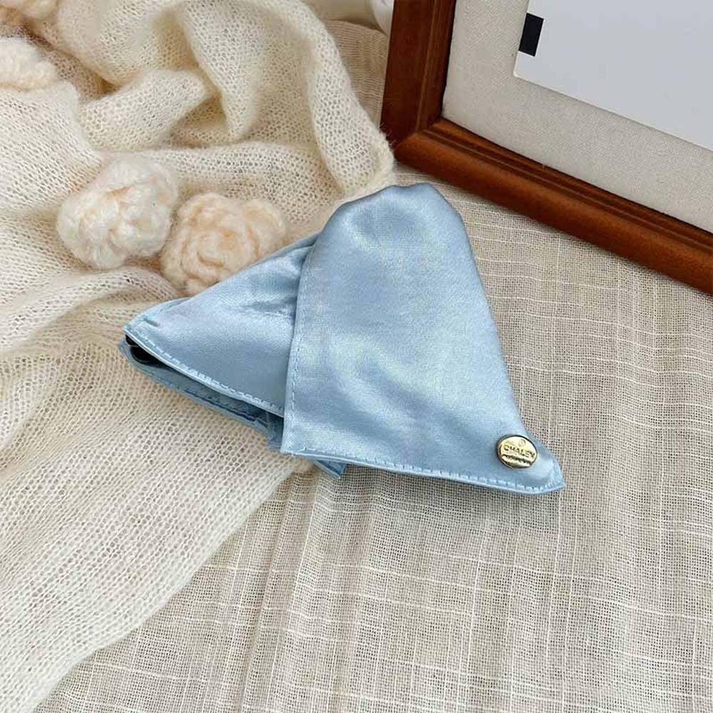 

Plastic Cloth Hair Claw Elegant Women Hairgrips Hair Accessories Satin Triangle Shark Clip Party синій