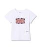 Michikoleondeonkosino Union Jack Patchwork T-Shirt White