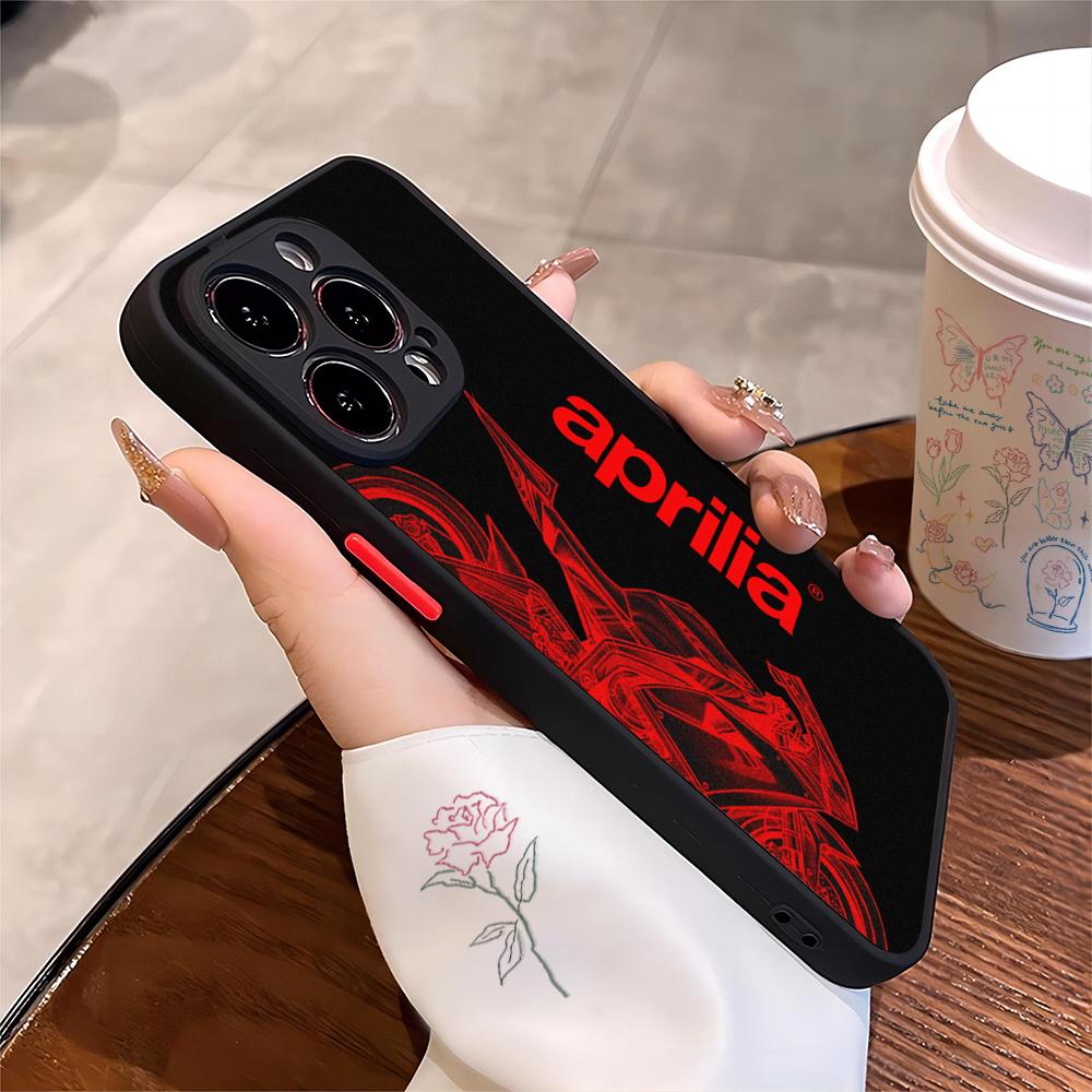 Cool A-Aprilias Racing Phone Case Black Matte For IPhone 16ProMax 15 13 12 11 14 Pro Max Mini Plus SE2020 XS Max XR Cover