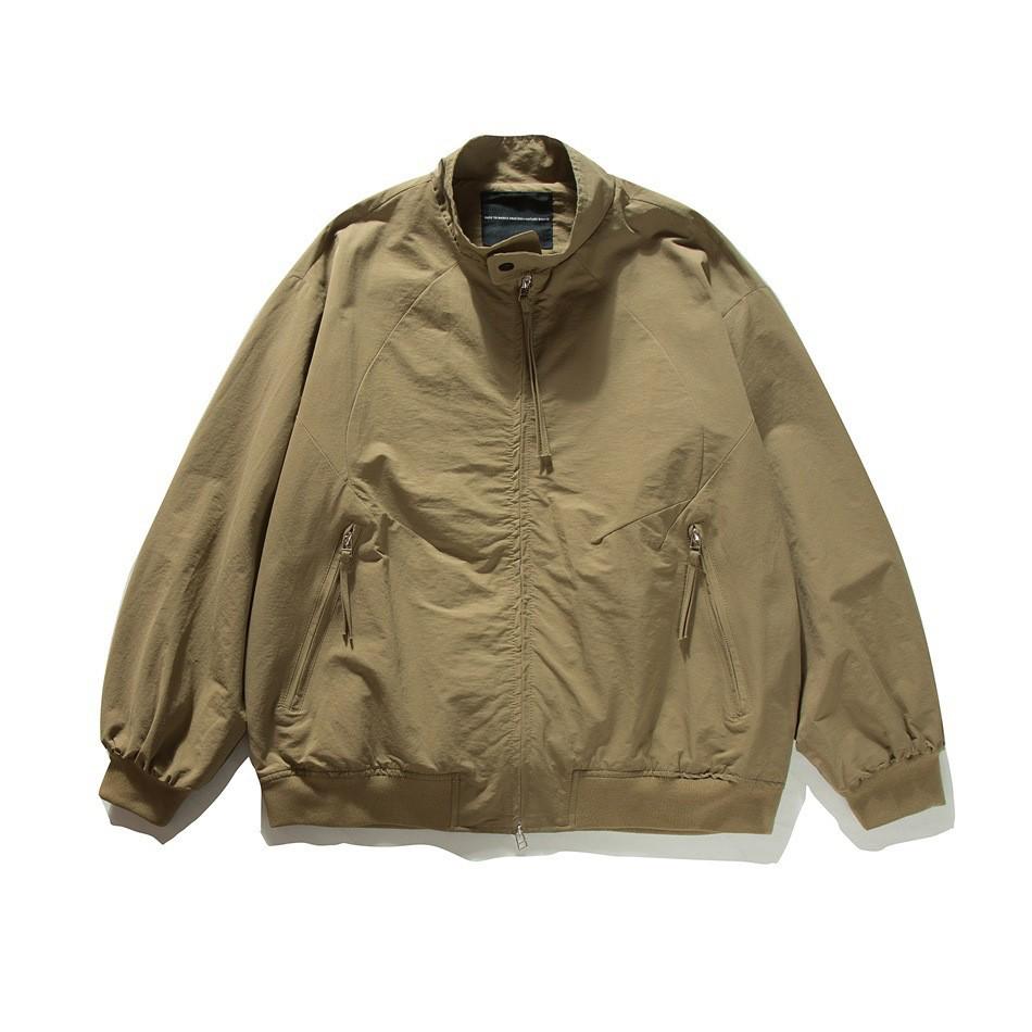 Unisex ORIGTEEN Casual Harrington Jacket - Stand Collar & Loose Fit 578