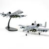 1:100 A-10A Plane Model Aircraft Simulation Display Stand Metal Alloy Fighter Realistic