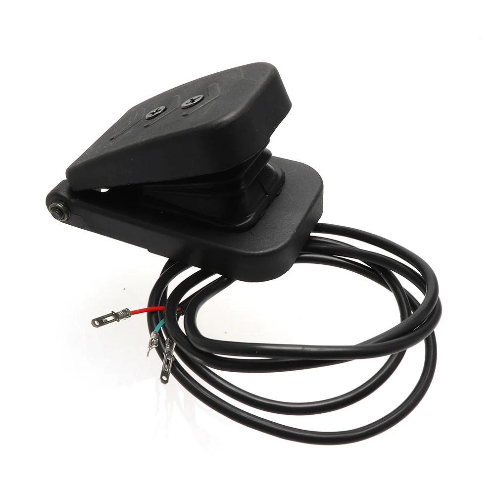 Universal Foot Pedal Throttle, Electric Scooter E-bike Accelerator Pedal, Black Speed Control Pedal for Electric Tricycle чёрный