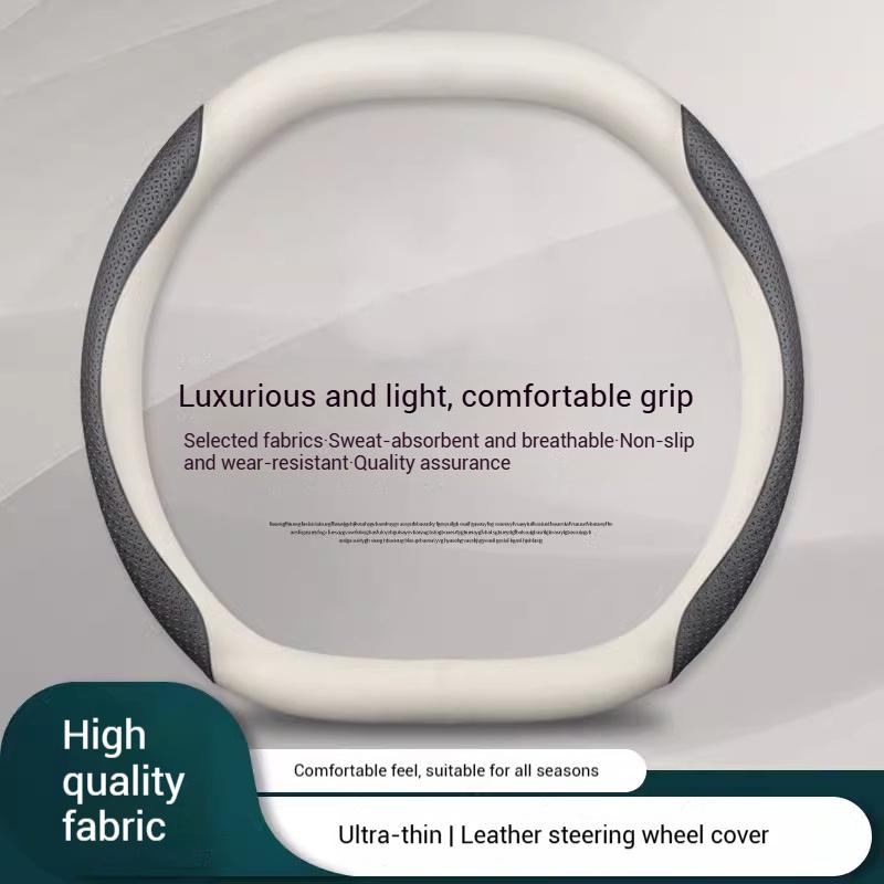 

Для Dongfeng Nammi box 01 2024 2025 Автомобільна шкіряна накладка на кермо з тисненням під вуглецеве волокно Нековзкі аксесуари для автоінтер єру