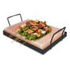 Salt Stone Grilling Rack Non-stick Heat Resistant Heavy Duty Iron Easy To Clean Multifunctional BBQ Grill Holder Barbecue Supplies