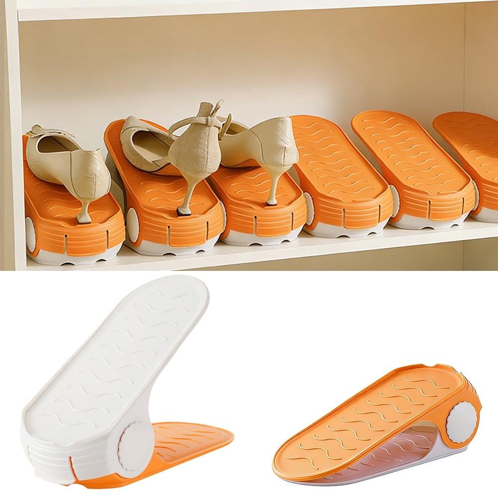 Durable Adjustable Shoes Rack Space Saving Double layer Shoes Organizer Orderly Organization Shoe Slots Organizer