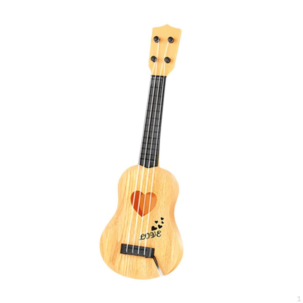 Kids Ukulele Small Guitar Random Color Lightweight Easy To Hold Musical Instrument Four String
