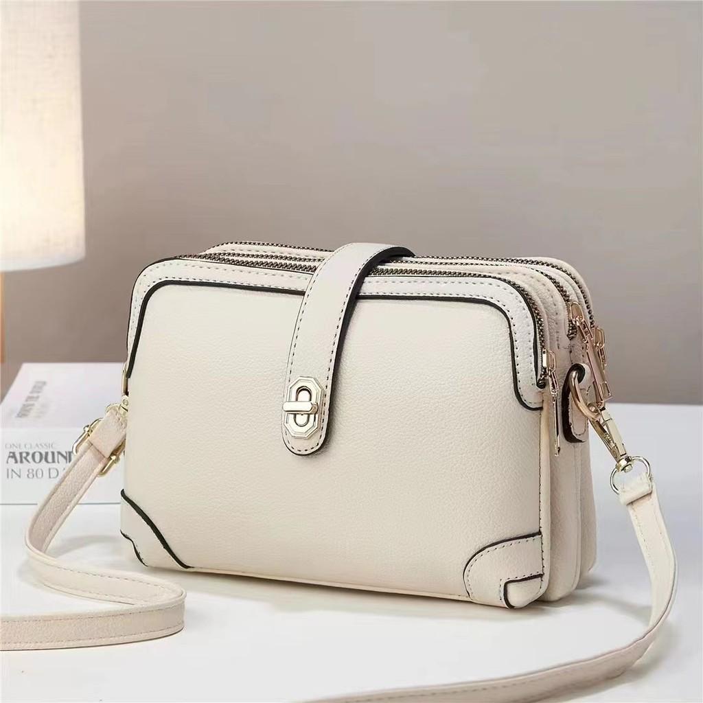 Trendy Pu Bucket Style Shoulder Bag For Women With Elegant Chain And Lock Features белый