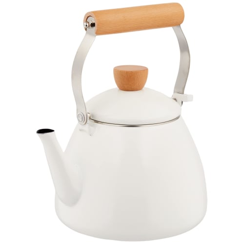 Pearl Metal Presage Enamel Kettle 2.5L White