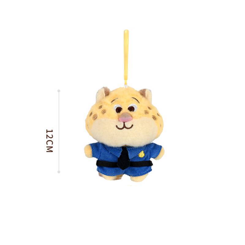 Zootropolis Judy Nick Fox Plush Keychain Cute Backpack Charm For Girls