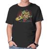 Unisex Crew Neck T-Shirt Bowser The Hutt Graphic Short Sleeve Casual Tee