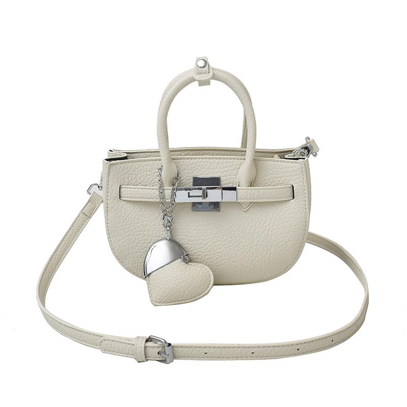 

Hand carry trendy fashion platinum bag women s new high-texture shoulder oblique span bag simple casual women s bag