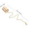 Zerodeko 2pcs Brass Lampshade Oil Lamp Snuffer Putting Out Extinguish Cap Tiki Torch Replacement Snuffer Flame Snuffer Wick Snuffer Safely Torch Head