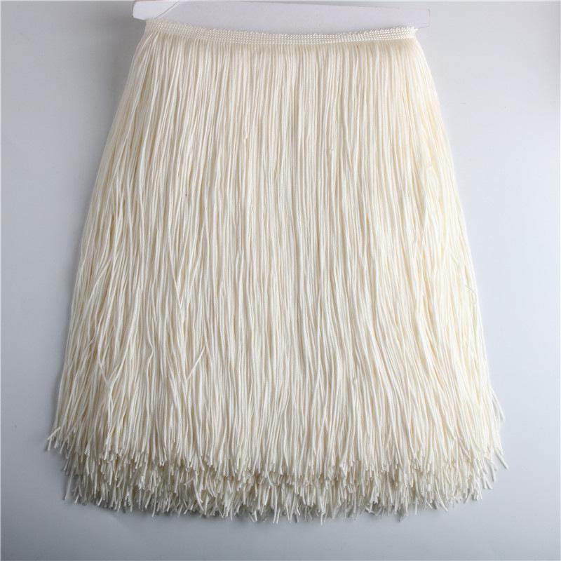Encryption Thickened 30Cm Wide Polyester Row Beard Latin Dance Fringed Lace Dance Clothing Accessories