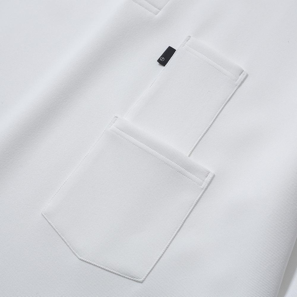 Moif [Ss24]Wide Polo H/S Shirt / Off White