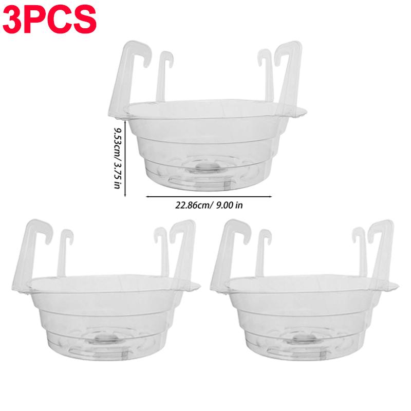 1/5pcs Hanging Plant Water Catcher Clear Plastics Plant Water Catcher Tray Outdoor Garden Flower Pot Decoration Drip Pans Tool