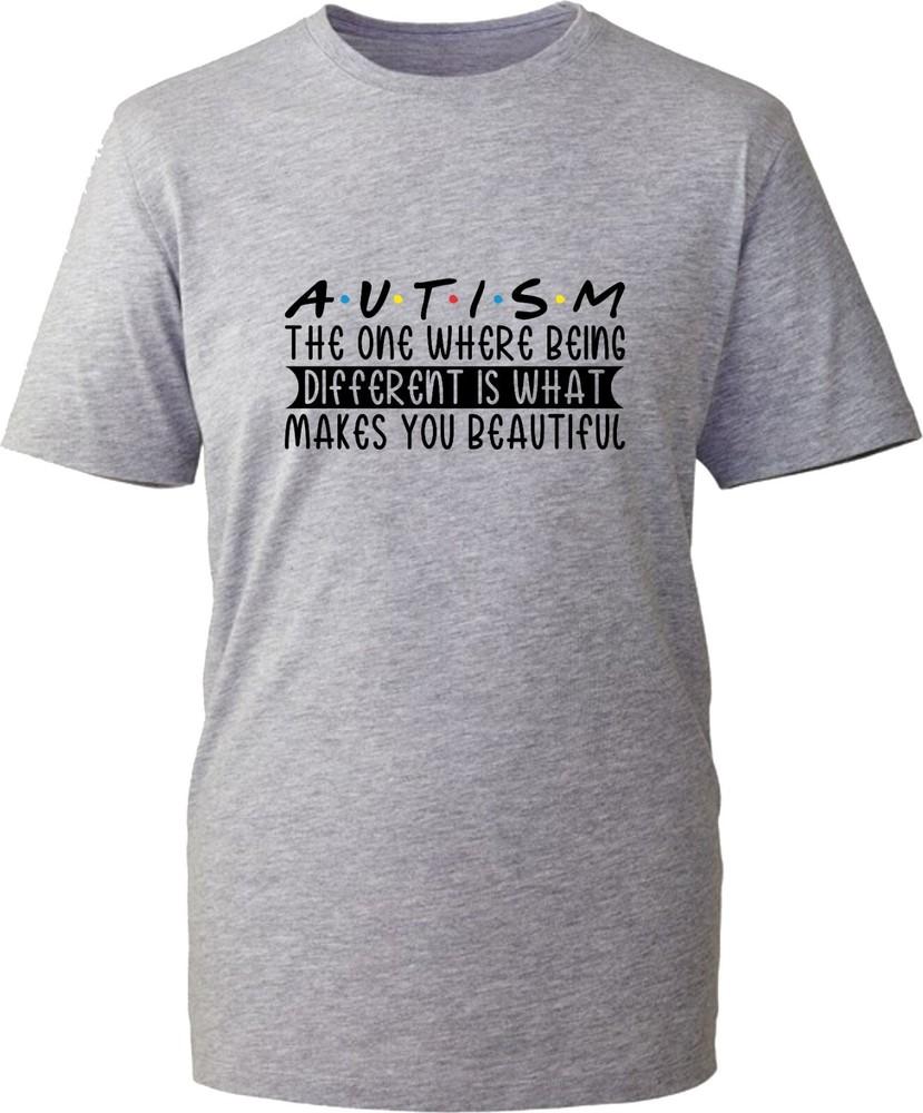 Autism Awareness TShirt Where Being Different Make Beautiful Friends Unisex Top