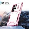 For Samsung Galaxy S24 Ultra Case with Slide Camera Guard PC+TPU Anti-Slip Phone Cover